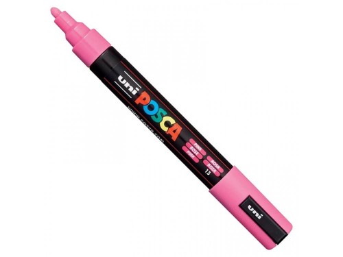 Marker z farbą plakatową okrągły 1,8-2,5mm UNI POSCA PC-5M różowy NR 13 1szt.
