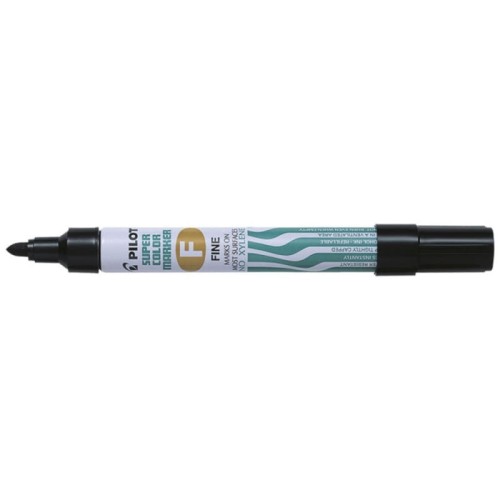 Marker permanentny okrągły 1,0mm PILOT SCA F czarny 1szt.