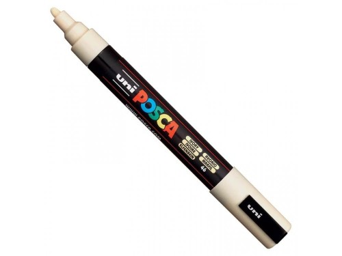 Marker z farbą plakatową okrągły 1,8-2,5mm UNI POSCA PC-5M kość słoniowa NR 46 1szt.