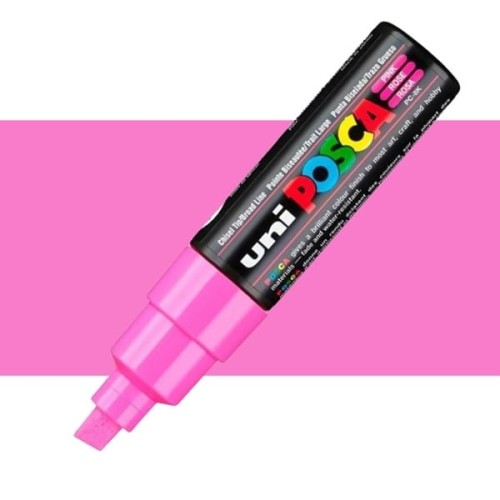 Marker z farbą plakatową 8mm POSCA PC-8K UNI różowy nr 13