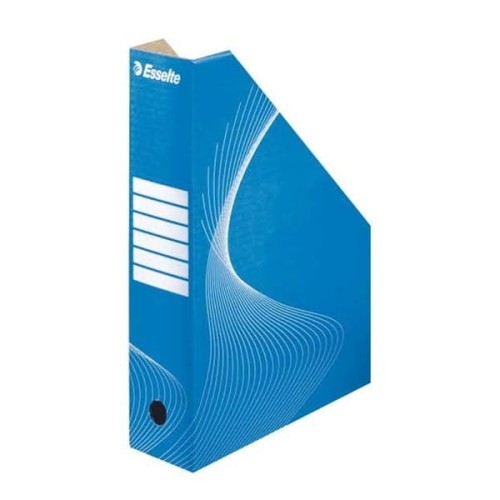 Pojemnik na czasopisma/katalogi kartonowy składany 80x322x254mm ESSELTE niebieski 1szt