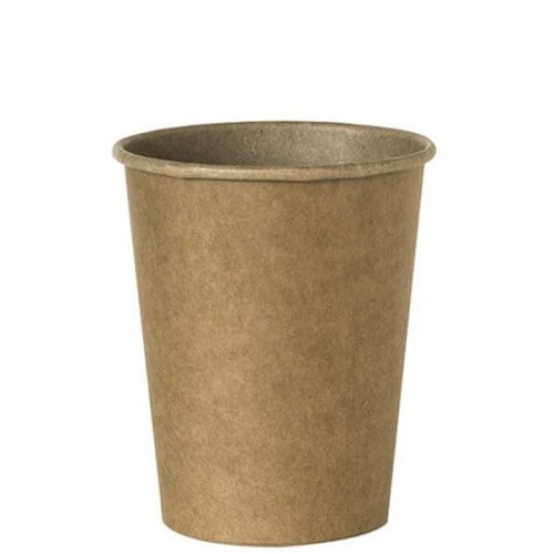 Kubki papierowe 180ml średnica 70mm brązowe KRAFT bez nadruku 100szt.