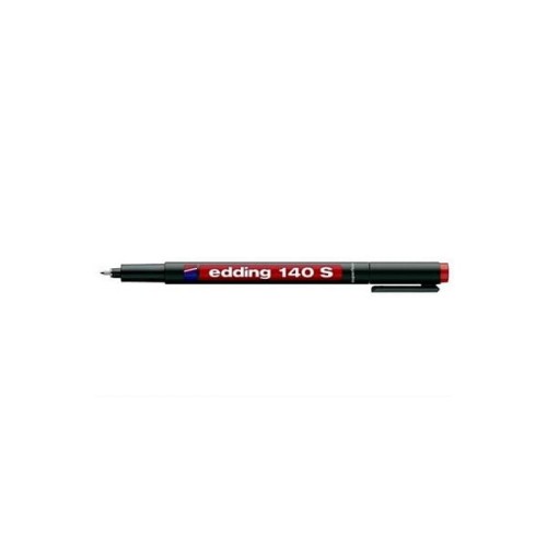 Marker foliopis/do CD 0,3mm S okrągły EDDING 140S czerwony 1szt.