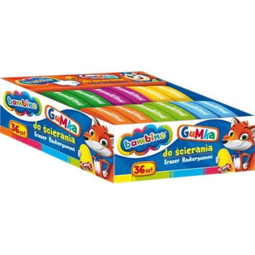 Gumka do mazania BAMBINO mix kolorów 1szt.