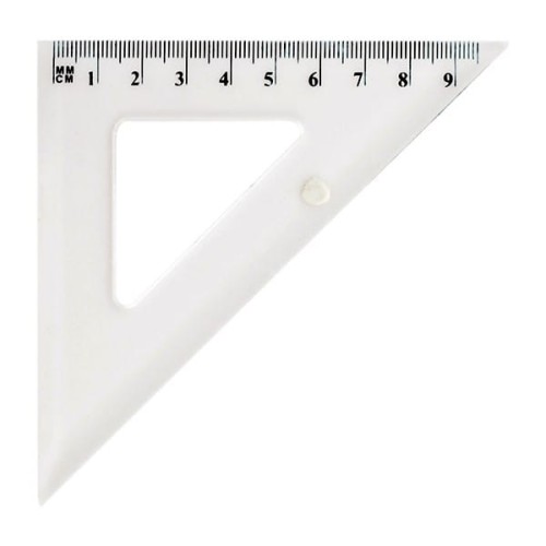 Ekierka 10cm/45stopni GRAND 1szt.