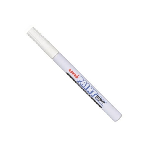 Marker olejowy 0,8mm UNI PX-203 biały