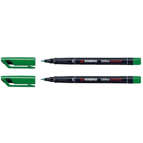 Marker foliopis/do CD 0,4mm S STABILO OHP zielony 1szt.