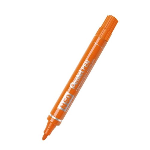 Marker permanentny okrągły 1,5mm aluminiowa obudowa PENTEL N50 czerwony