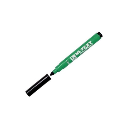 Marker permanentny okrągły 6,0mm FIBRACOLOR HI-TEXT 580PB zielony 1szt