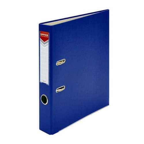 Segregator OFFICE PRODUCTS A4/55 z szyną OFFICER niebieski