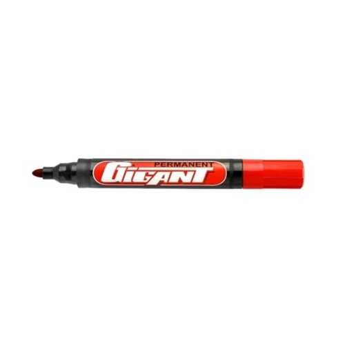 Marker permanentny okrągły 1,5-2,5mm KAMET GIGANT okrągły czerwony