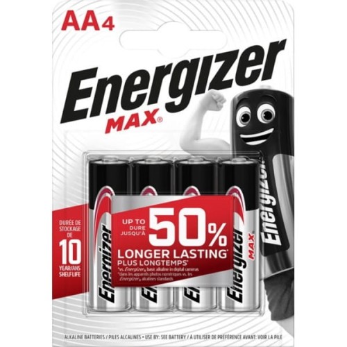 Bateria alkaliczna AA LR06 ENERGIZER MAX 4szt.