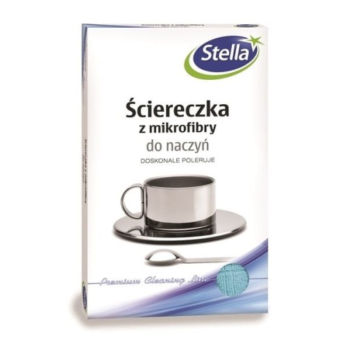 Ściereczka z mikrofibry 35x55cm do naczyń STELLA 1szt