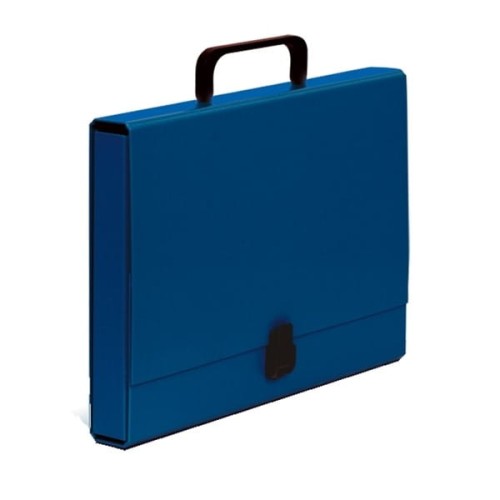 Teczka z rączką A4 4cm VP CLASSIC niebieska