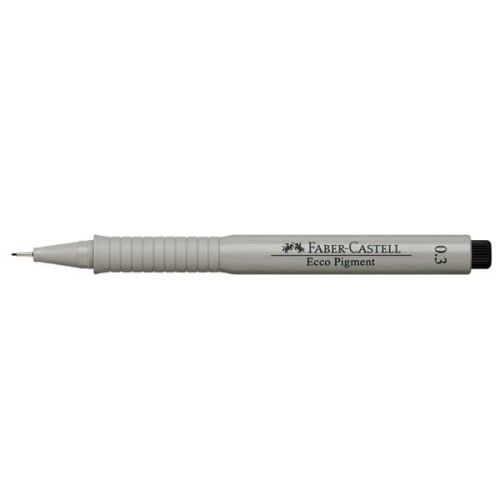 Cienkopis kreślarski 0,3mm FABER-CASTELL ECCO PIGMENT czarny