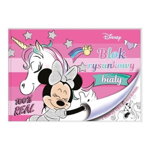 Blok rysunkowy A4 biały 20 kartek MINNIE MOUSE BENIAMIN