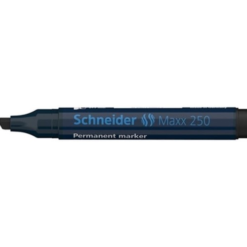 Marker permanentny ścięty 2-7mm SCHNEIDER MAXX 250 czarny