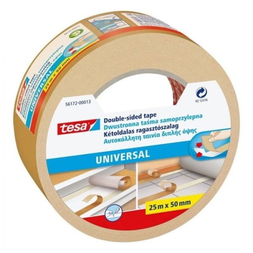 Taśma dwustronna do wykładzin 50mm x 25m TESA UNIVERSAL