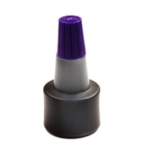 Tusz olejowy do pieczątek/stempli metalowych 30ml fioletowy