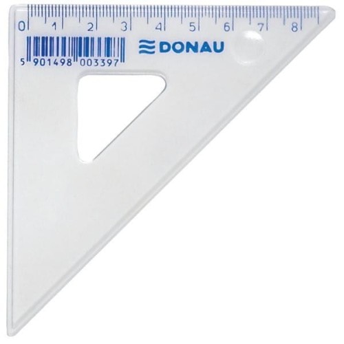 Ekierka 8,5cm/45 stopni DONAU 1szt.