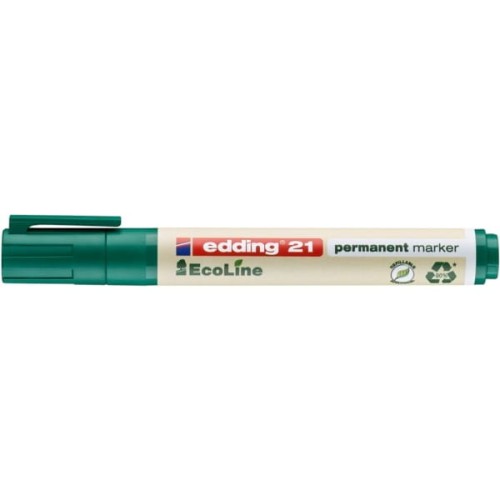 Marker permanentny okrągły 1,5-3 mm EDDING 21 ECOLINE zielony