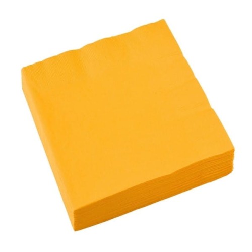 Serwetki dwuwarstwowe 33X33 NICOLS żółte 20 szt.