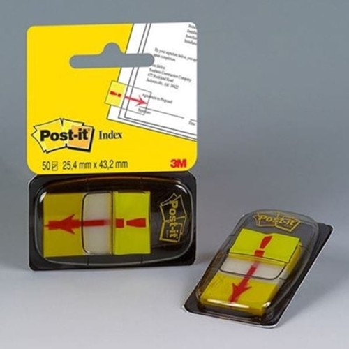 Zakładki indeksujące POST-IT 25x43 680-33 wykrzyknik 50szt