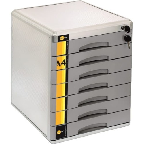 Pojemnik/Szafka z 7 szufladami metalowy zamek YELLOW ONE GRAND YL -SM07