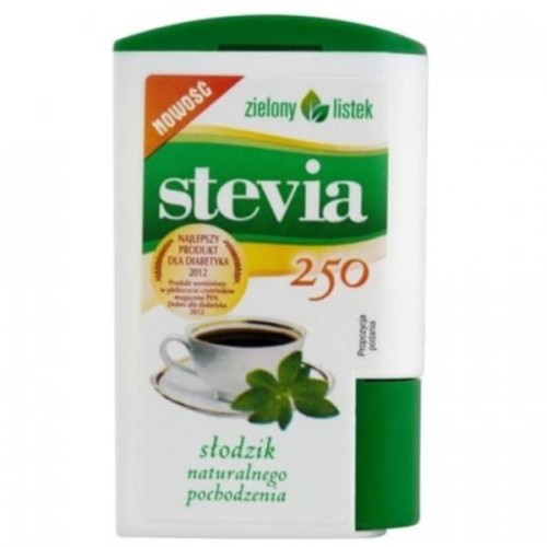 Słodzik STEWIA zielony listek 250 tabletek 13g