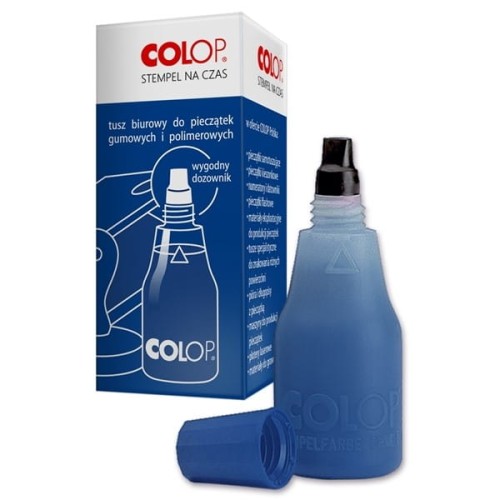 Tusz do pieczątek/stempli 25ml COLOP niebieski