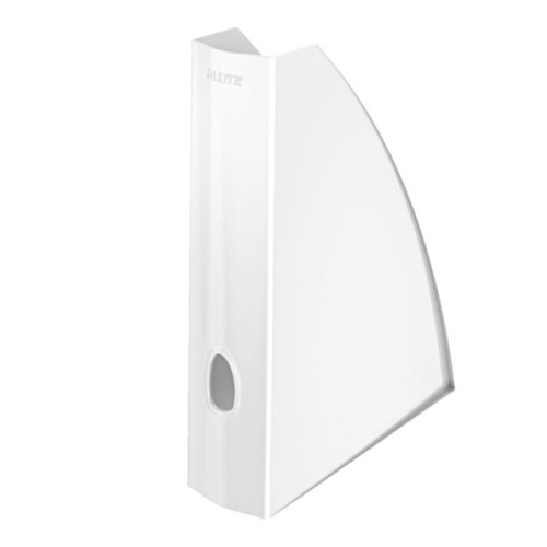 Pojemnik na czasopisma/ katalogi plastikowy 73x312x258mm Leitz Wow perłowy biały