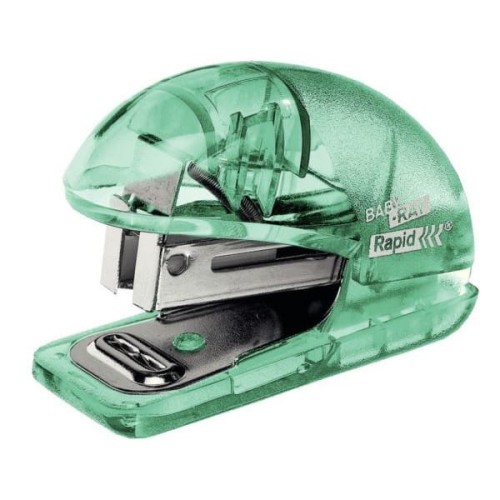 Zszywacz MINI do 10 kartek na zszywki 24/6 RAPID COLOUR'ICE F4 zielony