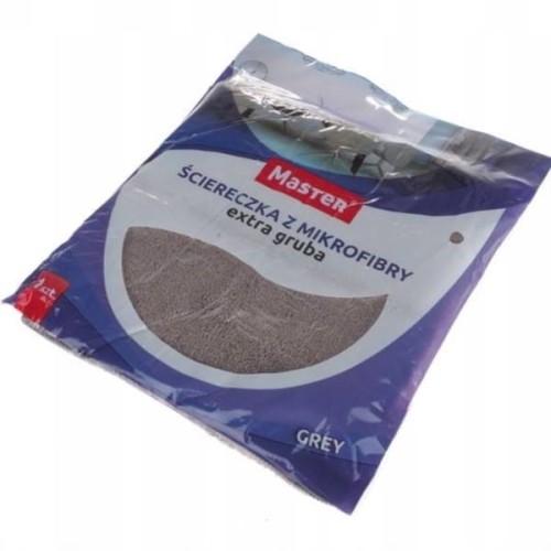 Ścierka z mikrofibry 40x40 MASTER GREY szara 1szt.