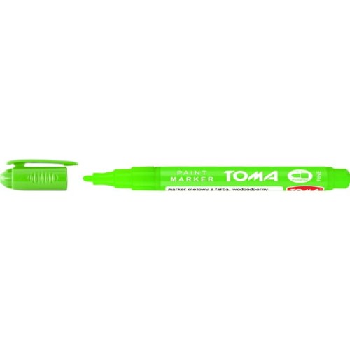 Marker olejowy TOMA Fine 441 1,5 mm, zielony neonowy
