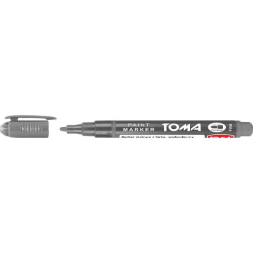 Marker olejowy TOMA Fine 441 1,5 mm, szary