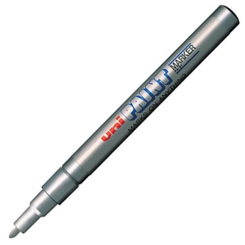 Marker olejowy 0,8-1,2mm UNI PAINT PX-21 srebrny