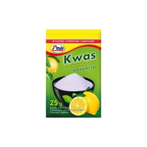 Kwasek cytrynowy 25g EMIX saszetka