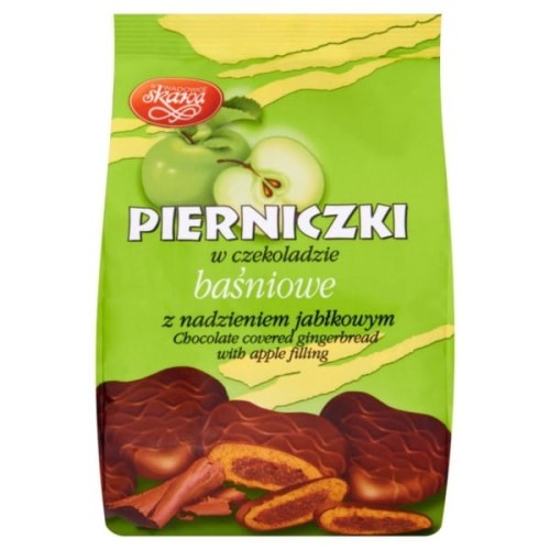 Pierniki w czekoladzie baśniowe jabłkowe/cynamonowe SKAWA 150g