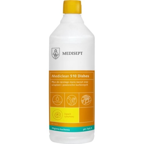 Płyn do naczyń MEDICLEAN cytrynowy, 1 litr