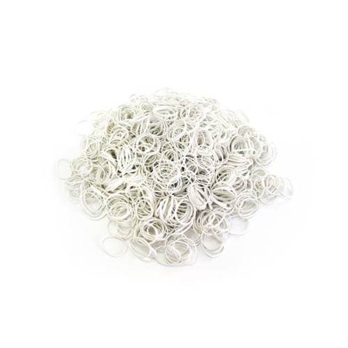 Gumki recepturki EMERSON średnica 100 mm białe 1 kg