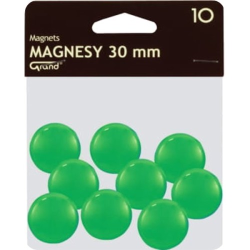 Magnesy 30 mm GRAND zielone 10 szt.