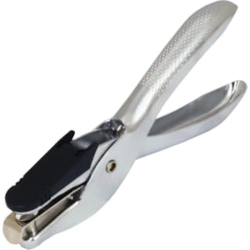 Dziurkacz 1-otworowy do 6 kartek EAGLE 9201 srebrny