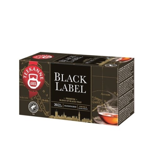 Herbata czarna kopertowana TEEKANNE BLACK LABEL 20szt