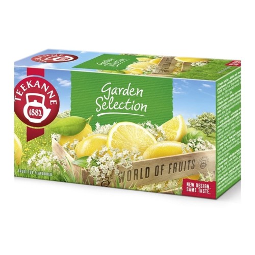 Herbata owocowa kopertowana TEEKANNE GARDEN SELECTION czarny bez z cytryną 20szt