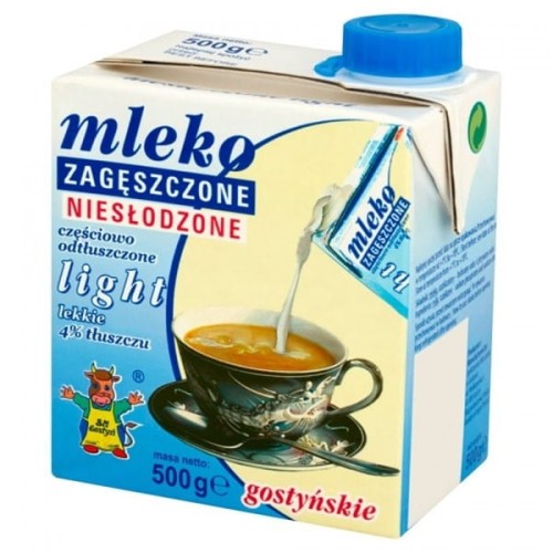 Mleko zagęszczone GOSTYŃ light 4% 500g