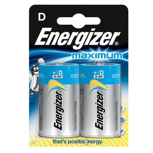 Bateria alkaliczna D LR20 ENERGIZER MAX PLUS 2szt.