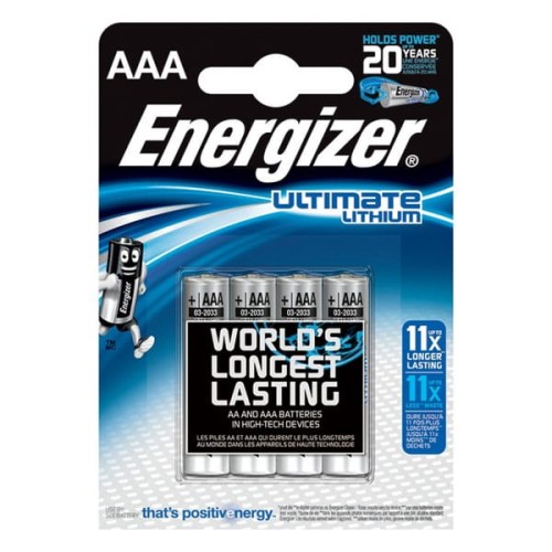 Bateria Litowa ENERGIZER ULTIMATE LITHIUM L92 AAA 4szt