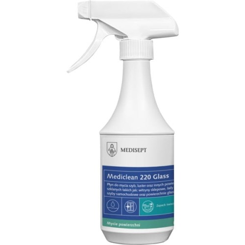 Płyn do szyb Glass Clean MEDICLEAN 500ml rozpylacz
