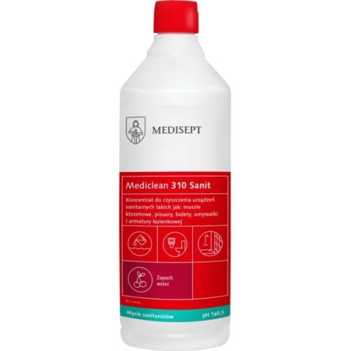 Płyn do sanitariatów Sanit Clean MEDICLEAN 1l wiśnia-mc310-