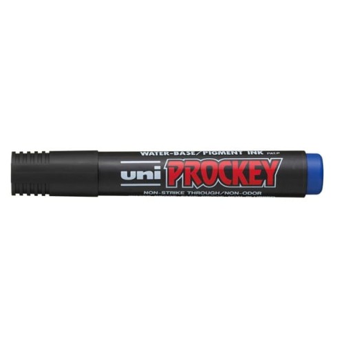 Marker permanentny okrągły UNI PROCKEY PM-122 niebieski